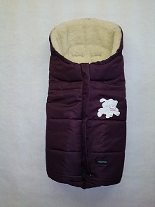 Спальный мешок в коляску №12 из серии Wintry, цвет – бордовый (Womar, 00-0013363 _5 бордовый)